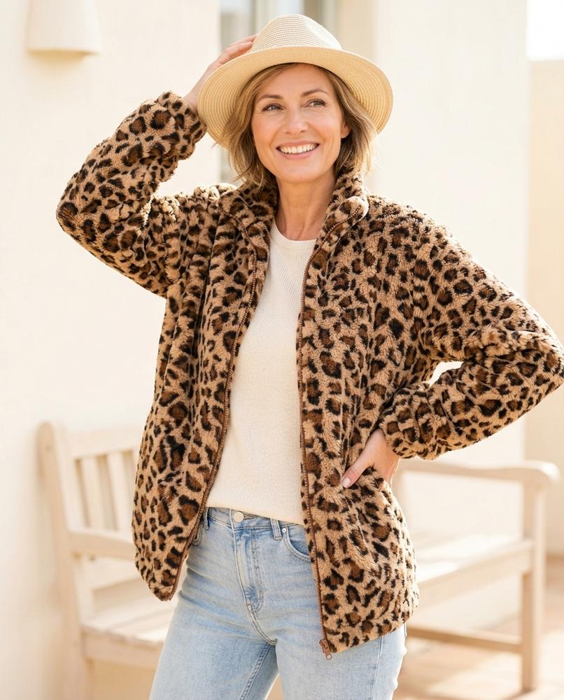 ExpressOutlet24 - Tamar | Plush Zip-Up Jacket Women