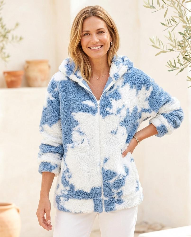 ExpressOutlet24 - Lomin | Hooded Tie-Dye Jacket Women