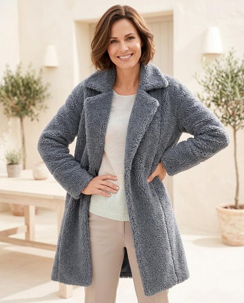 ExpressOutlet24 - Vimer | Teddy Double-Breasted Coat Women