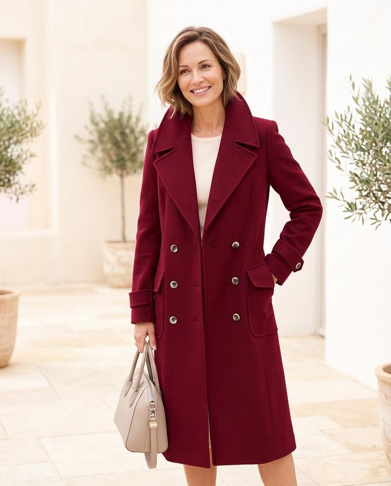 ExpressOutlet24 - Alsin | Double-Breasted Tailored Coat Women