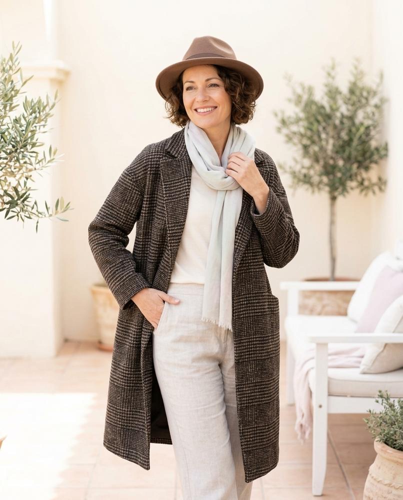 ExpressOutlet24 - Vital | Checked Padded Coat Women