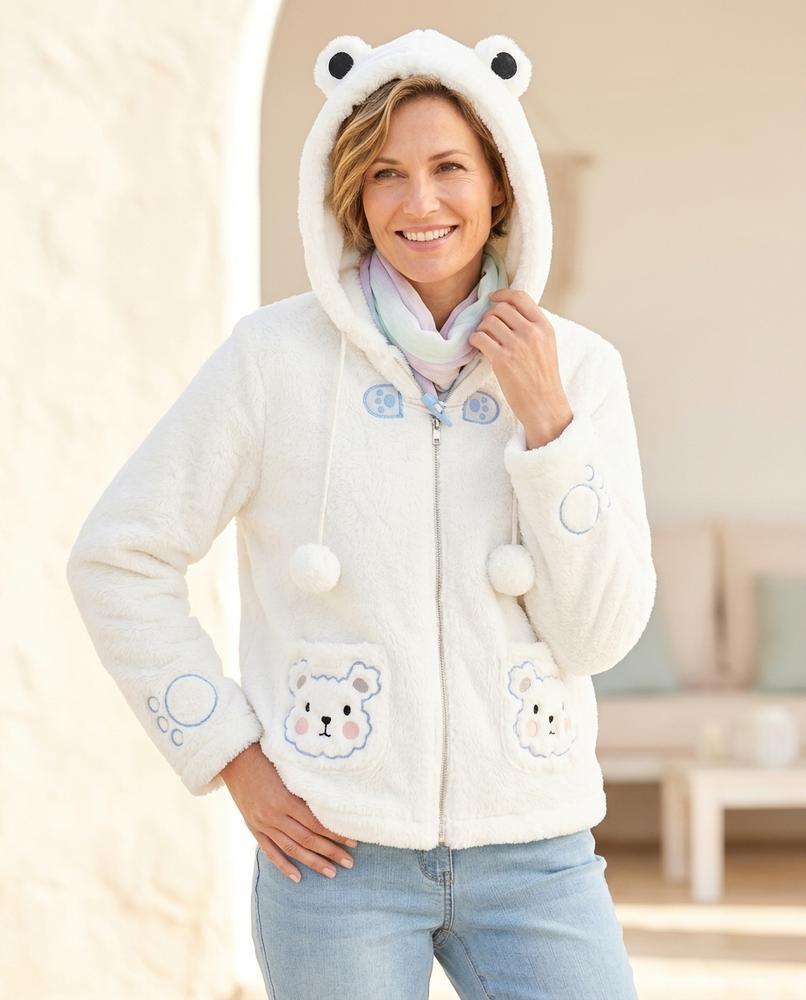 ExpressOutlet24 - Risan | Plush Hooded Jacket Women