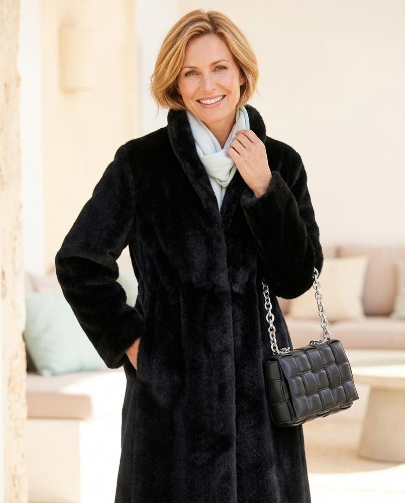 ExpressOutlet24 - Veral | Faux Fur Tailored Coat Women