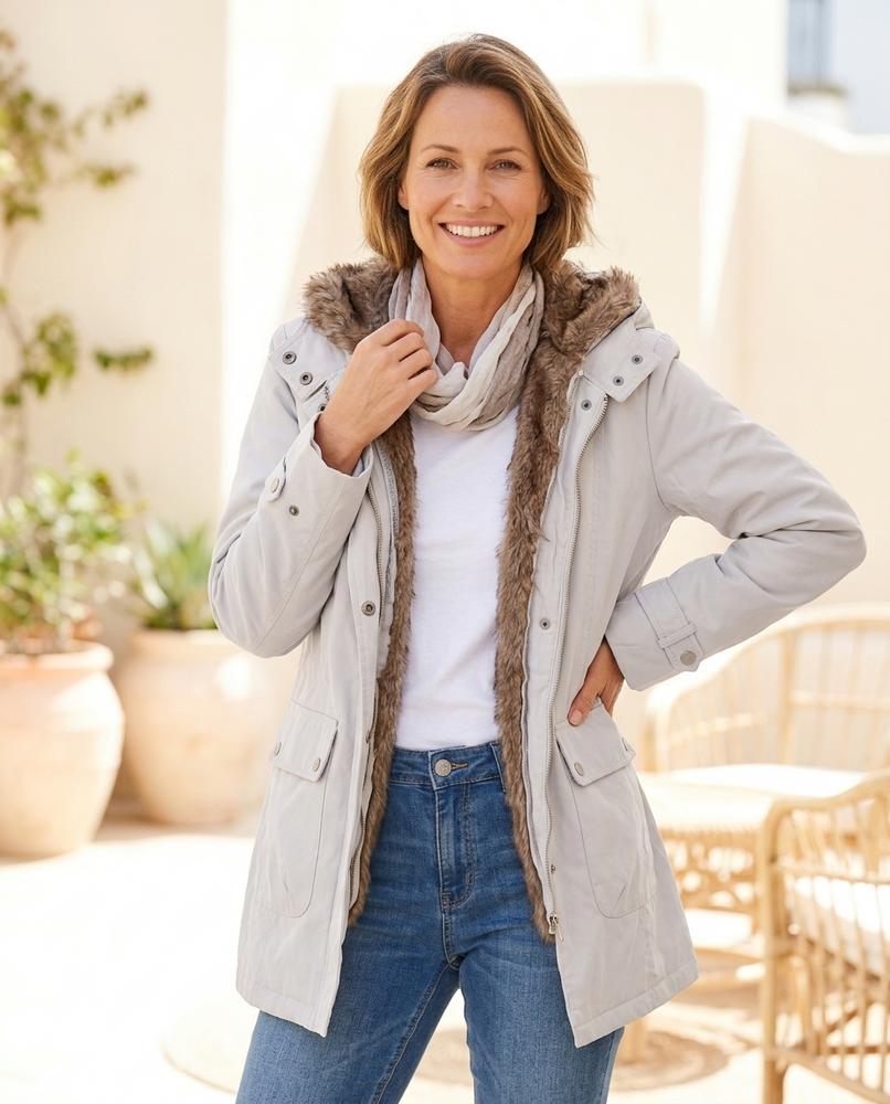 ExpressOutlet24 - Saven | Hooded Fur-Lined Jacket Women