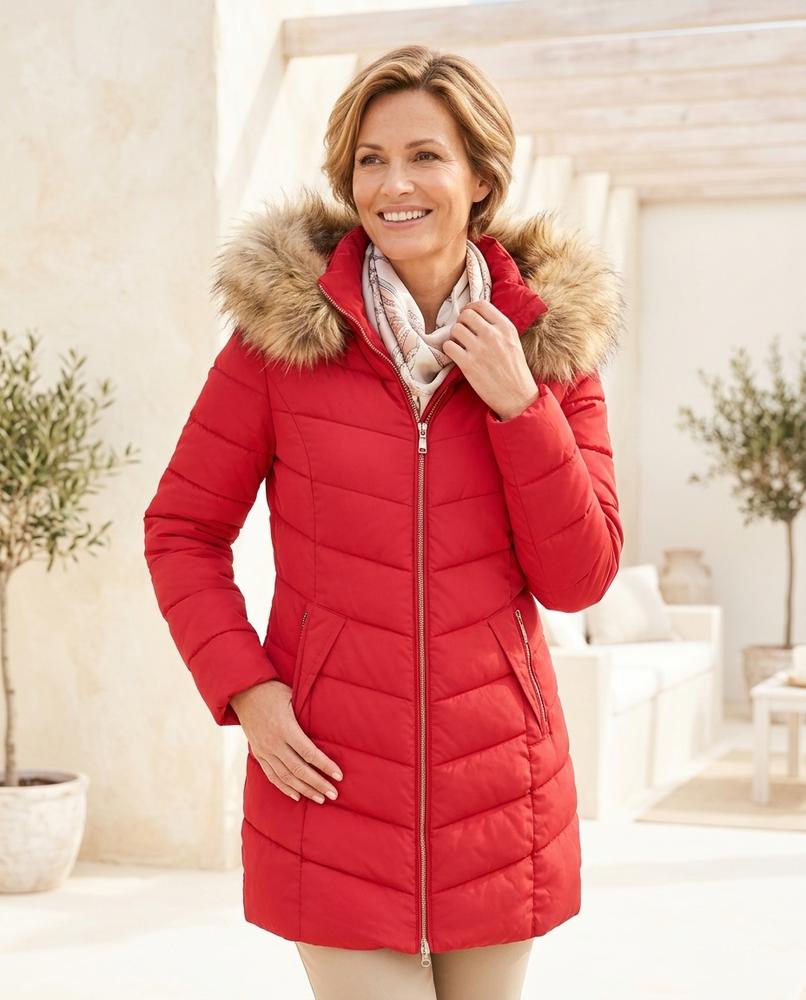 ExpressOutlet24 - Veron | Quilted Hooded Coat Women