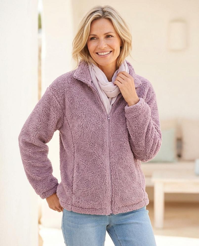 ExpressOutlet24 - Zekar | Fleece Zip-Up Jacket Women