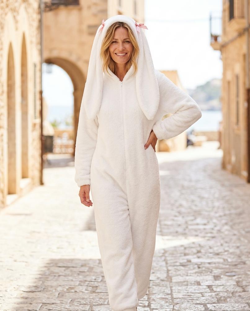 ExpressOutlet24 - Nidan | Plush Hooded Suit Women