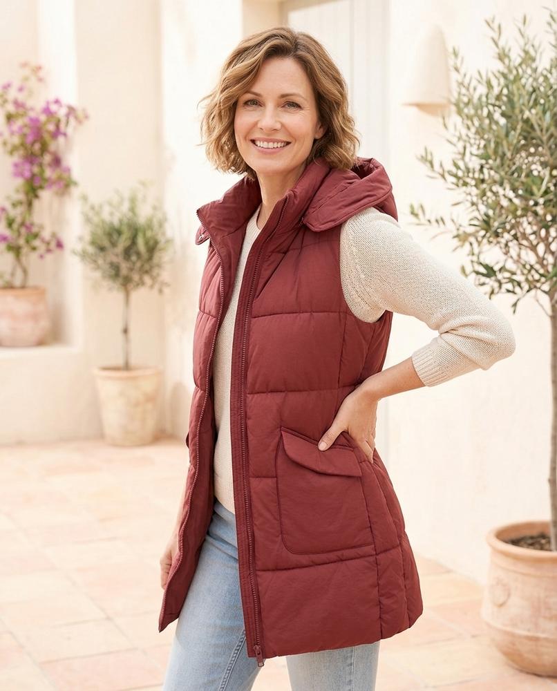 ExpressOutlet24 - Kigel | Quilted Hooded Vest Women