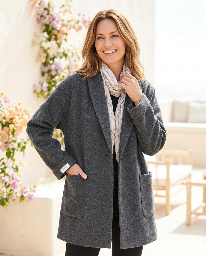ExpressOutlet24 - Sukil | Belted Wool Coat Women