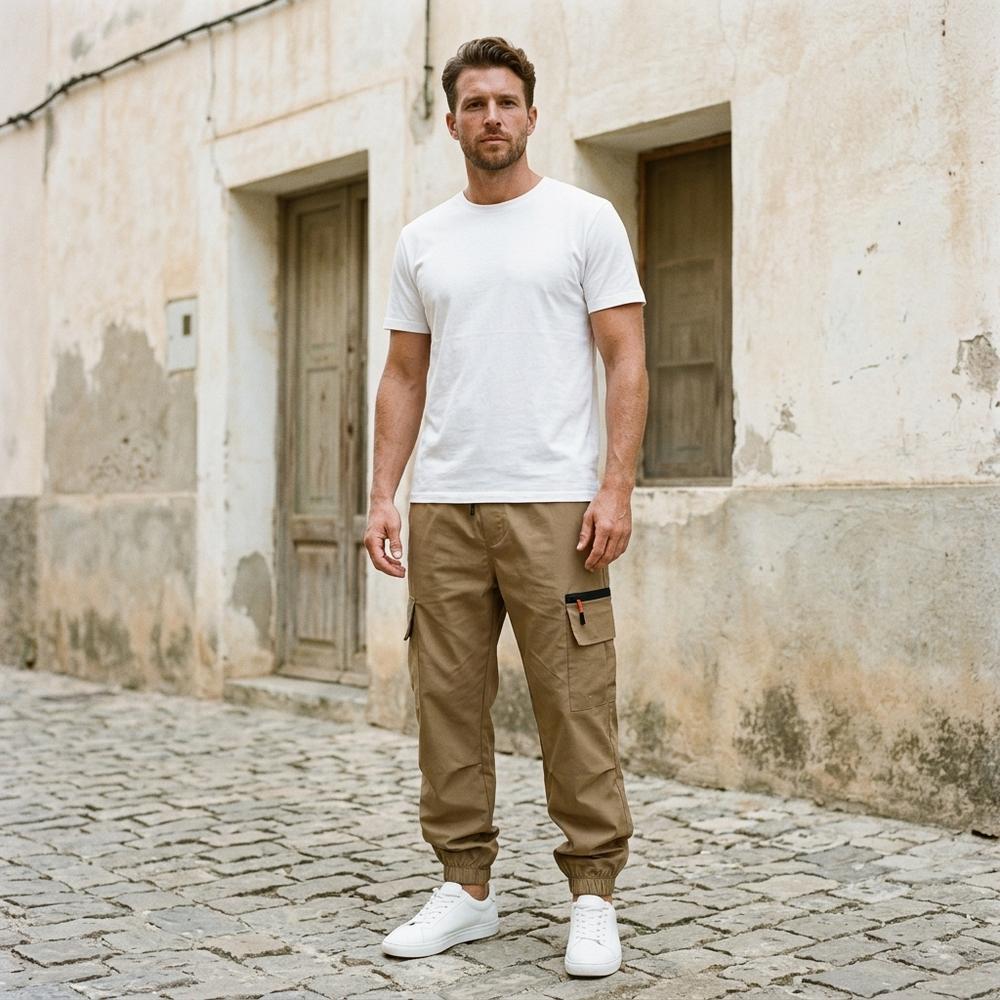 ExpressOutlet24 - Mamir | Cuffed Cargo Pants Men