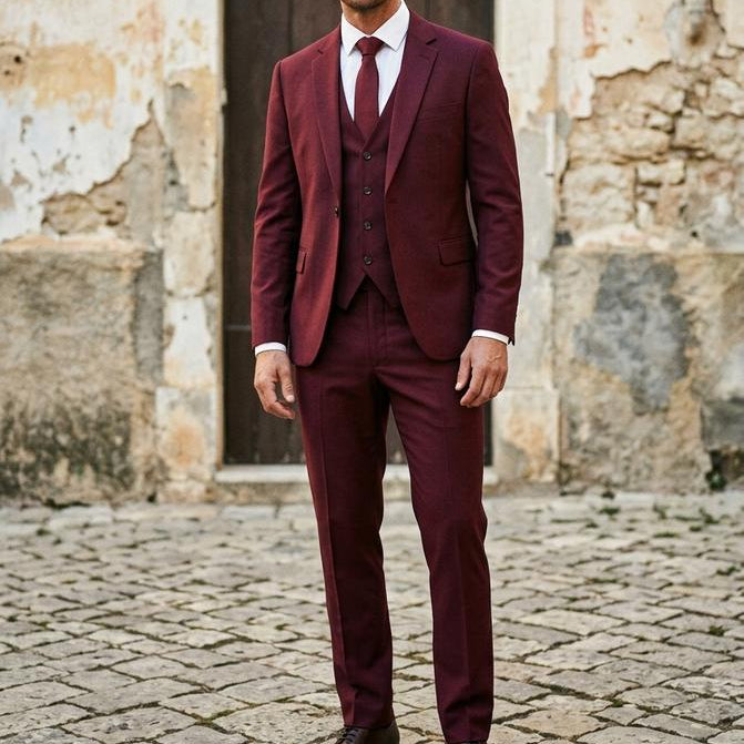 ExpressOutlet24 - Loven | Slim Fit Three-Piece Suit Men