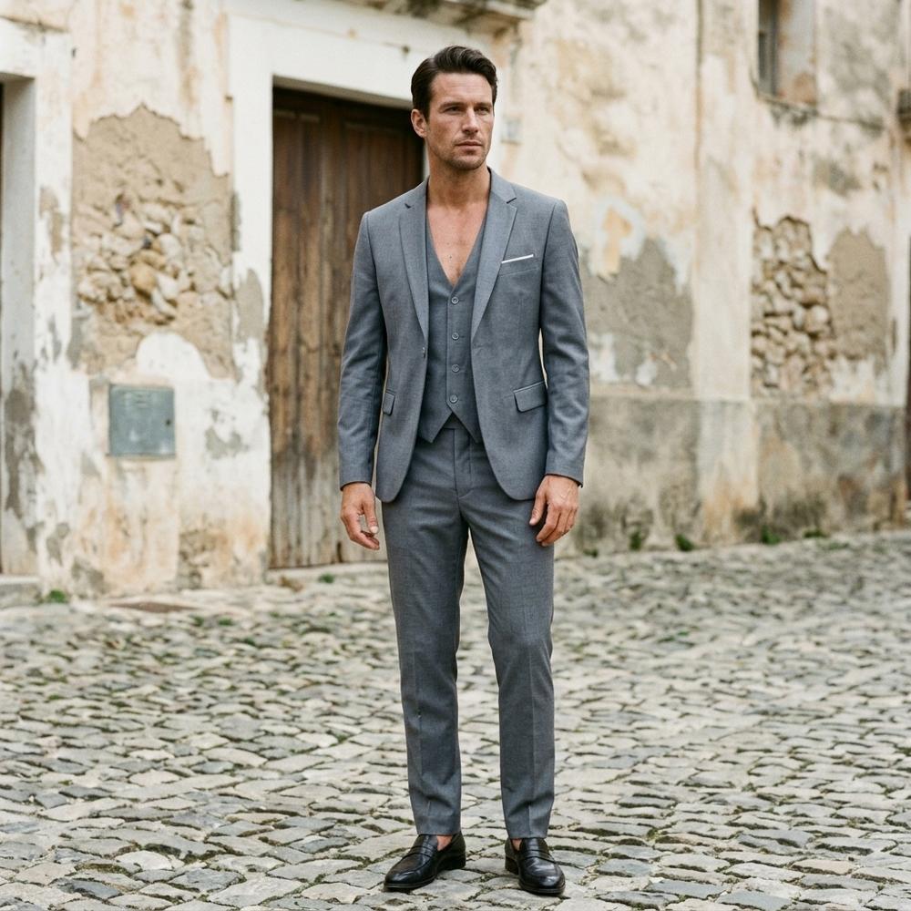 ExpressOutlet24 - Loven | Slim Fit Three-Piece Suit Men