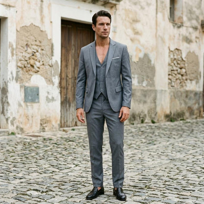 ExpressOutlet24 - Loven | Slim Fit Three-Piece Suit Men
