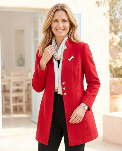 ExpressOutlet24 - Talen | Double-Breasted Tailored Coat Women