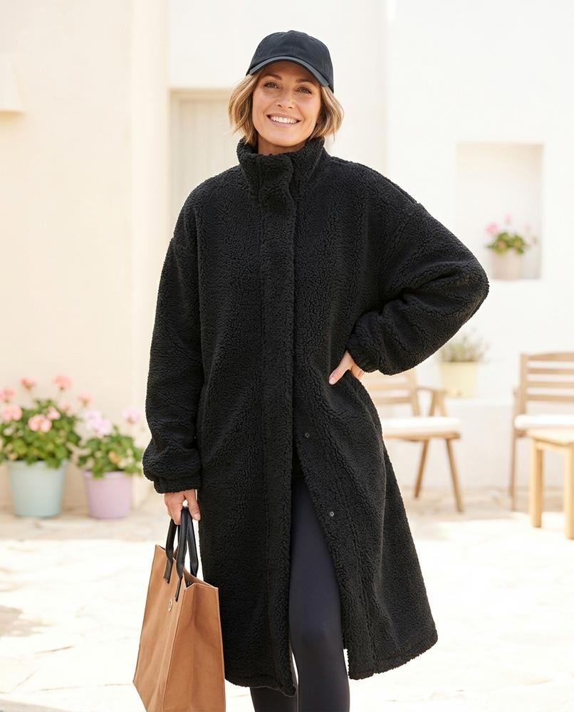 ExpressOutlet24 - Ninal | Plush Longline Coat Women
