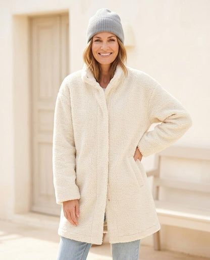 ExpressOutlet24 - Ninal | Plush Longline Coat Women