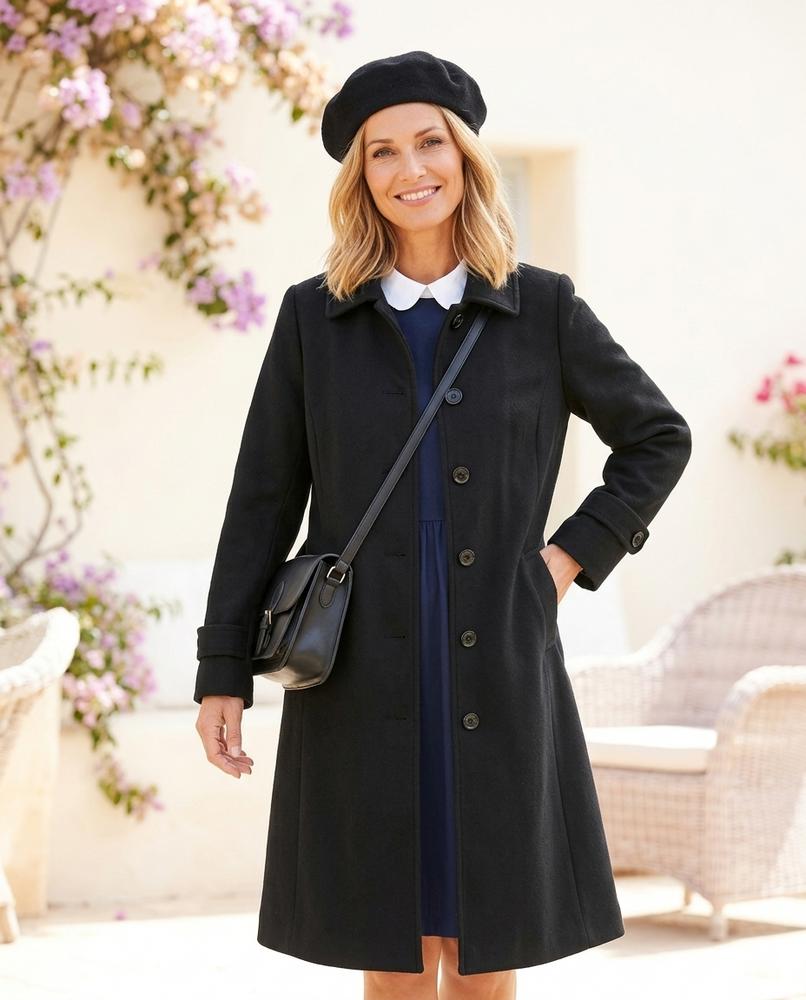 ExpressOutlet24 - Nonav | Single-Breasted Collared Coat Women