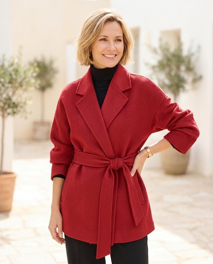 ExpressOutlet24 - Comin | Belted Wool Coat Women