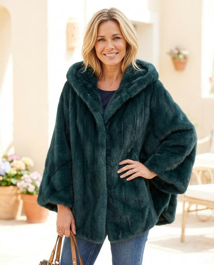 ExpressOutlet24 - Arsin | Hooded Plush Coat Women