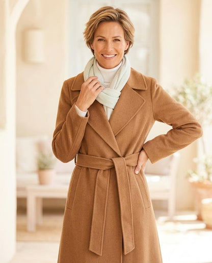 ExpressOutlet24 - Zavel | Belted Wool Coat Women