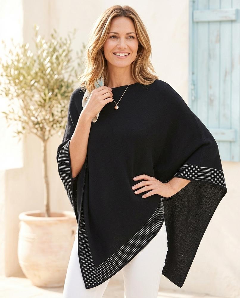 ExpressOutlet24 - Yosel | Studded Asymmetrical Sweater Women