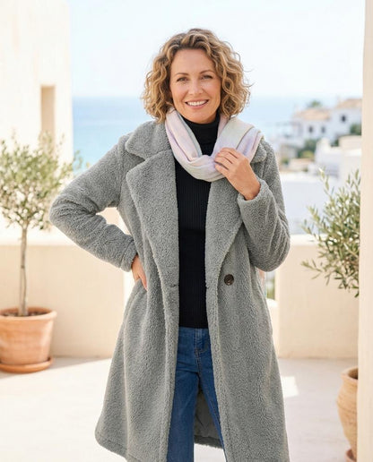 ExpressOutlet24 - Kavar | Textured Single-Breasted Coat Women