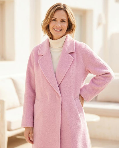 ExpressOutlet24 - Mimin | Double-Breasted Wool Coat Women
