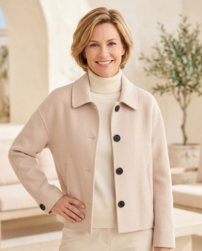 ExpressOutlet24 - Kesan | Wool Single-Breasted Jacket Women