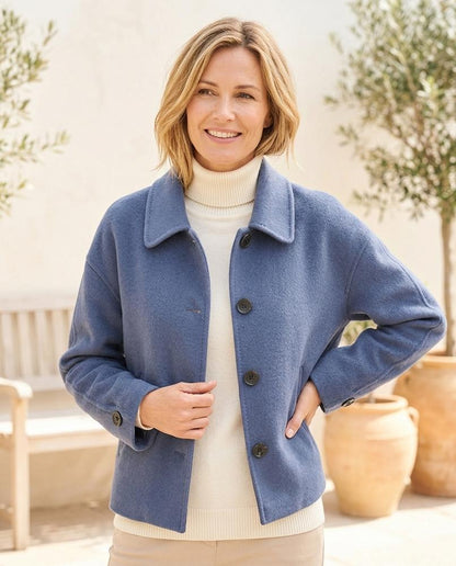 ExpressOutlet24 - Kesan | Wool Single-Breasted Jacket Women