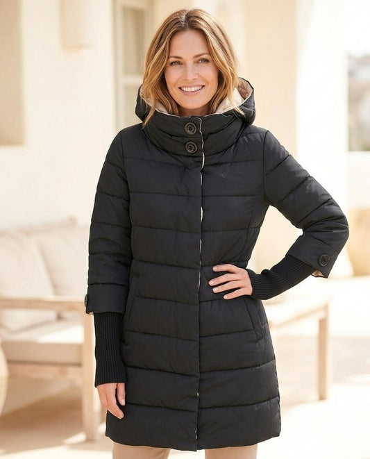ExpressOutlet24 - Sesen | Quilted Hooded Coat Women
