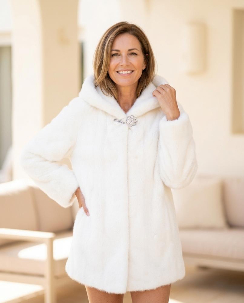 ExpressOutlet24 - Taram | Hooded Plush Coat Women