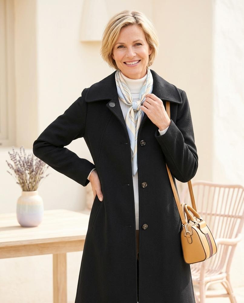 ExpressOutlet24 - Salin | Single-Breasted Tailored Coat Women