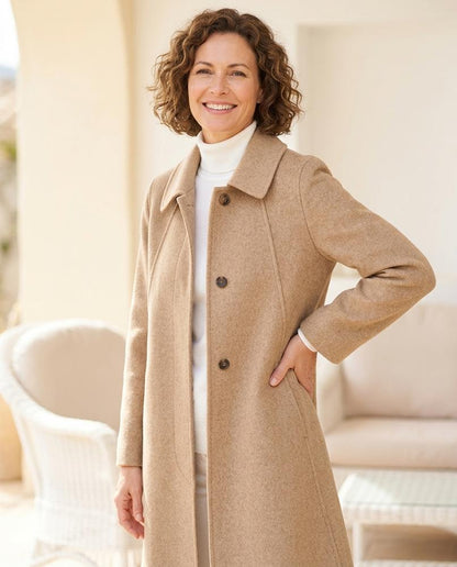 ExpressOutlet24 - Salin | Single-Breasted Tailored Coat Women