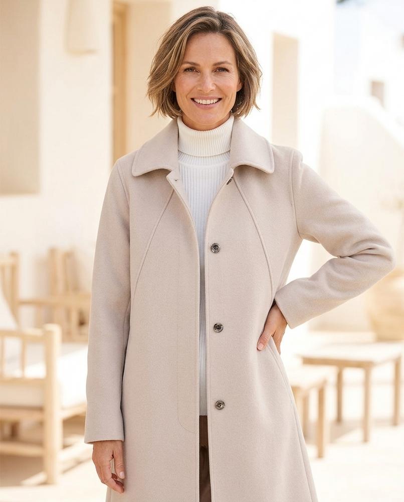 ExpressOutlet24 - Salin | Single-Breasted Tailored Coat Women