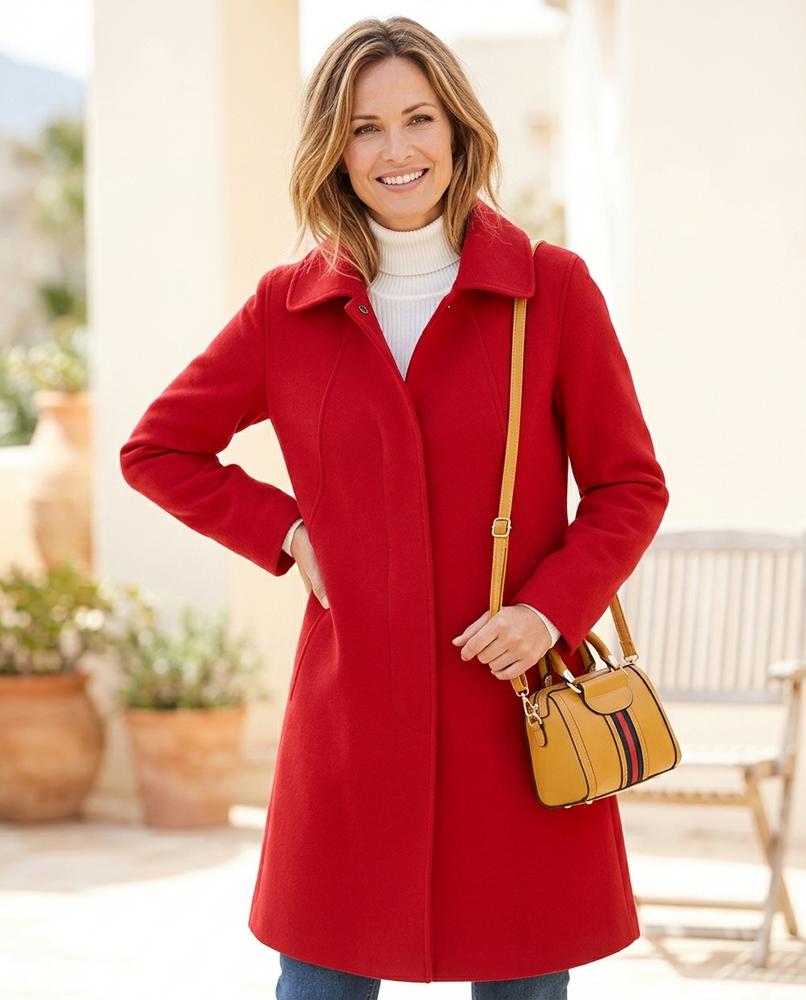 ExpressOutlet24 - Salin | Single-Breasted Tailored Coat Women