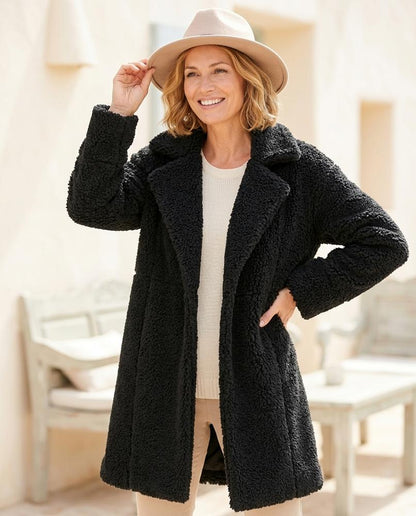 ExpressOutlet24 - Masan | Textured Single-Breasted Coat Women