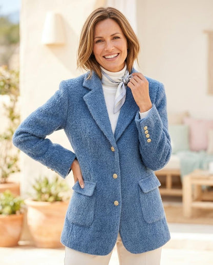 ExpressOutlet24 - Vesel | Textured Single-Breasted Blazer Women