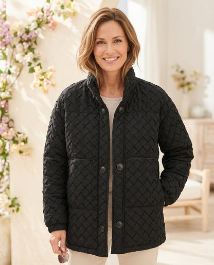 ExpressOutlet24 - Elren | Woven-Look Padded Jacket Women