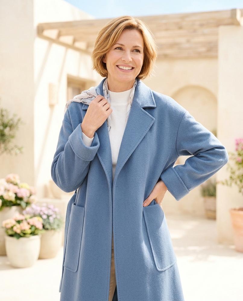 ExpressOutlet24 - Nizan | Belted Wool Coat Women
