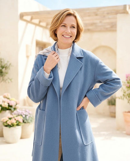 ExpressOutlet24 - Nizan | Belted Wool Coat Women