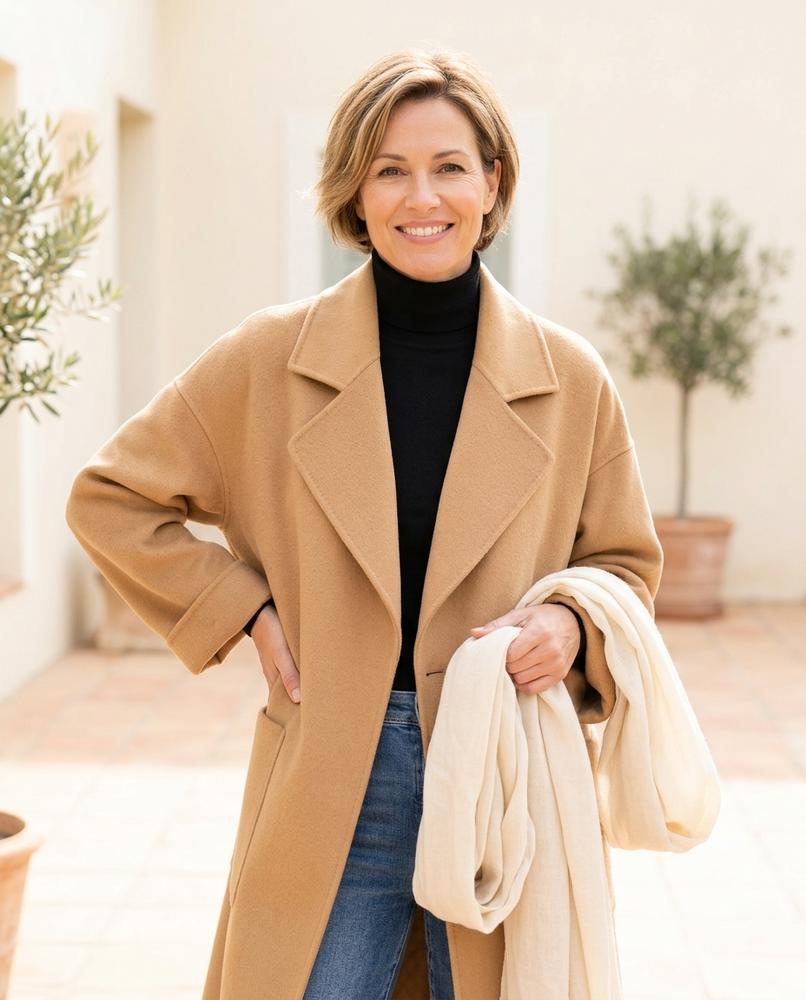 ExpressOutlet24 - Nizan | Belted Wool Coat Women
