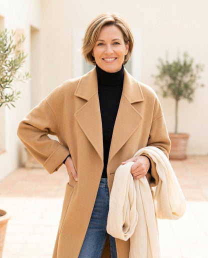 ExpressOutlet24 - Nizan | Belted Wool Coat Women