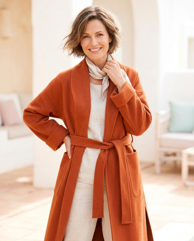 ExpressOutlet24 - Nizan | Belted Wool Coat Women