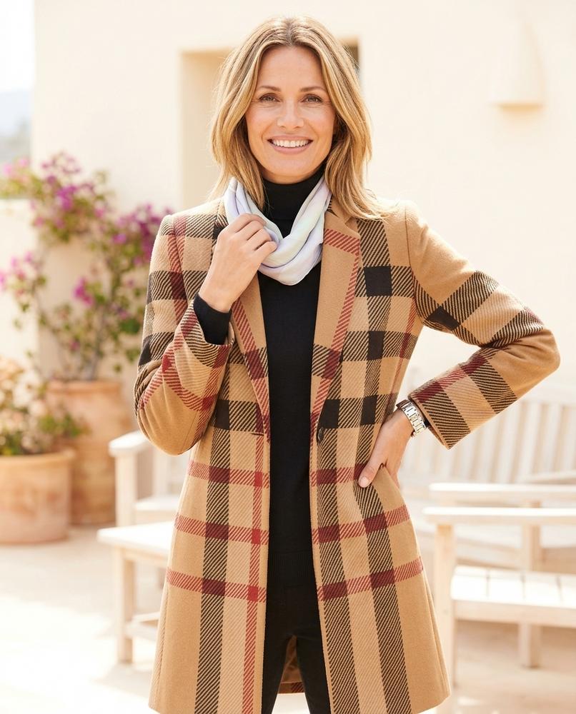 ExpressOutlet24 - Saren | Patterned Tailored Jacket Women