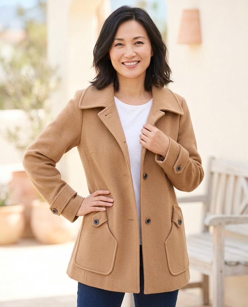 ExpressOutlet24 - Cavel | Wool-Blend Single-Breasted Coat Women