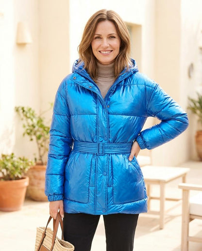 ExpressOutlet24 - Yotor | Padded Belted Jacket Women
