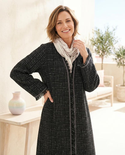 ExpressOutlet24 - Rovin | Textured Open-Front Coat Women