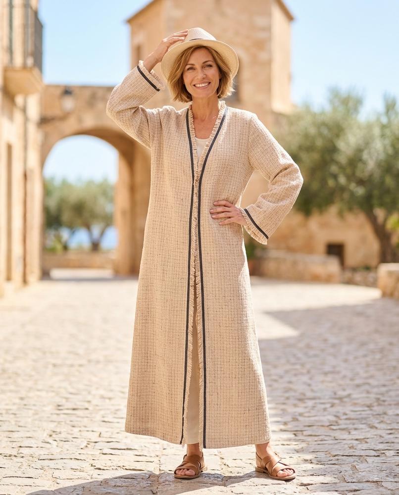 ExpressOutlet24 - Rovin | Textured Open-Front Coat Women