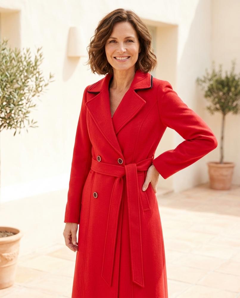 ExpressOutlet24 - Vamar | Belted Cashmere Coat Women