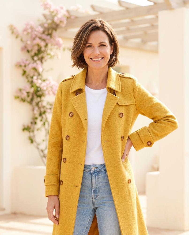 ExpressOutlet24 - Misin | Double-Breasted Structured Coat Women